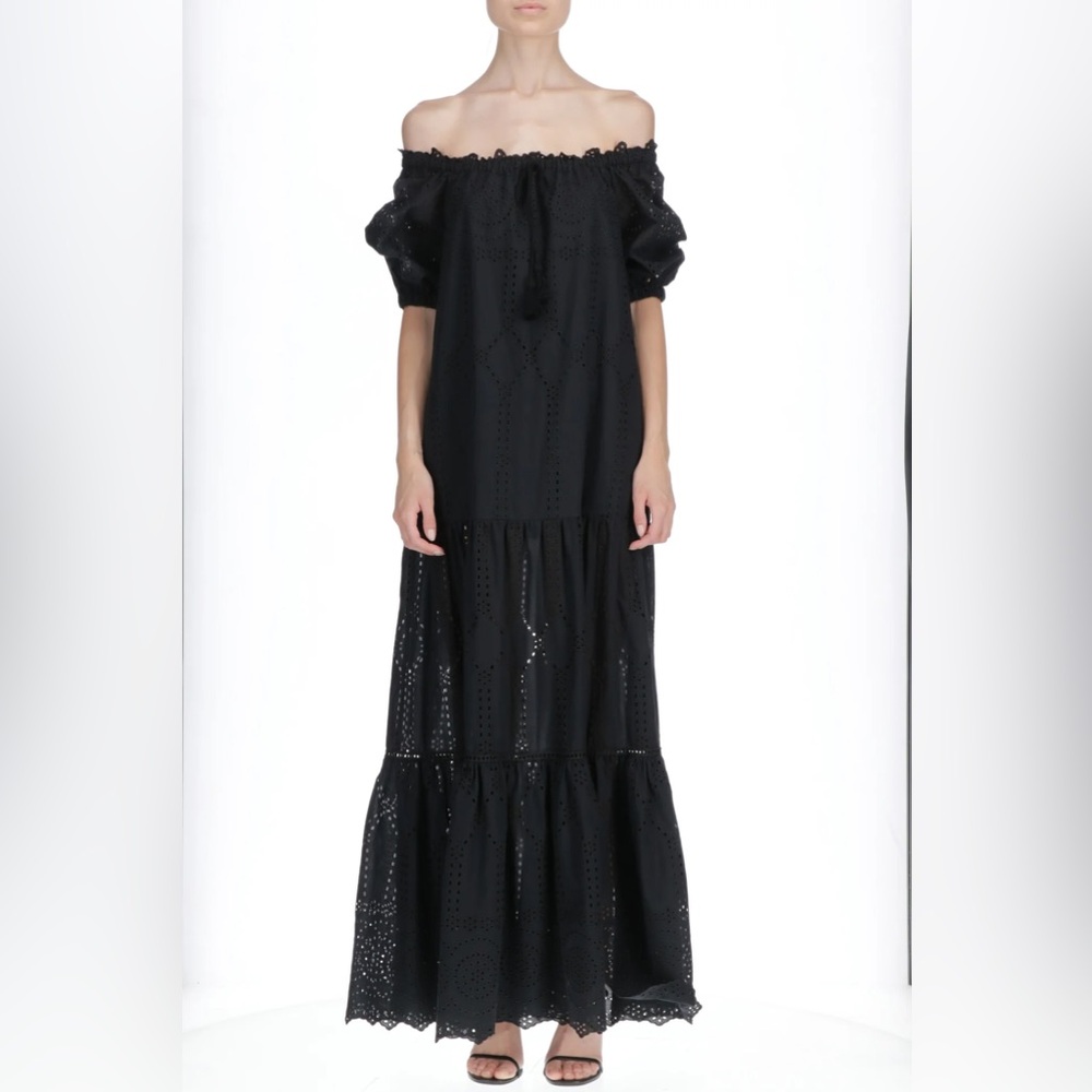 ERMANNO FIRENZE black maxi dress (US 10)